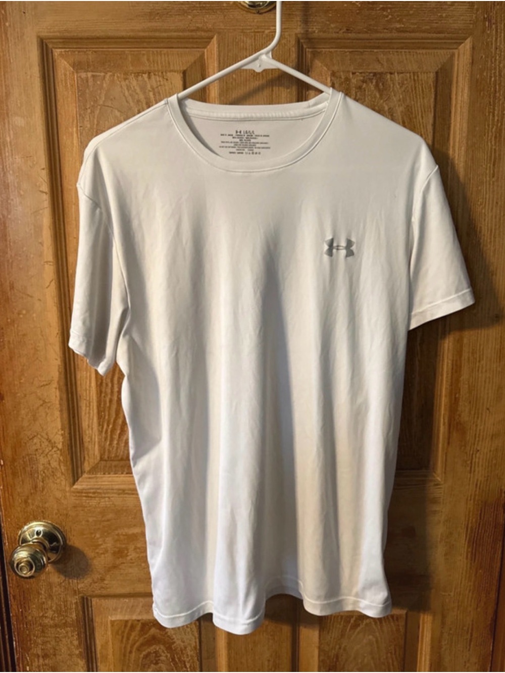 LG White Short-Sleeve Crew Neck Performance Tee